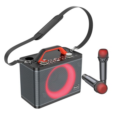 Акустика-караоке HOCO Jenny dual mic wireless karaoke BT speaker BS57 |BT5.0, TWS/USB/TF/AUX, 25W|