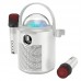 Акустика-караоке HOCO Pearlescent BT speaker with 2mic BS59 |BT5.1, TWS/TF/AUX, 5h|