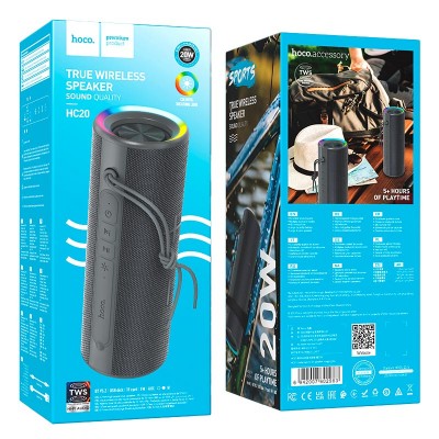 Акустика HOCO luster sports BT speaker HC20  |BT5.2, TWS/FM/USB/TF/AUX, 20W, 5h|