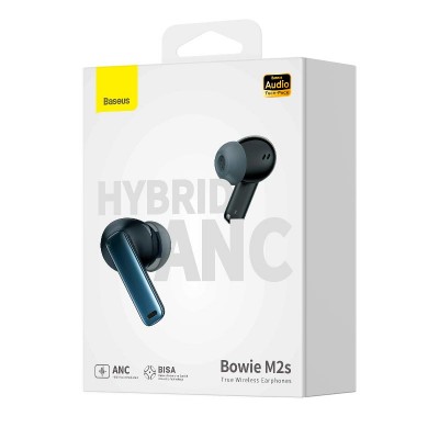 Навушники Baseus Bowie M2s True Wireless Earphones |BT5.3, 30/400mAh, 7h| (NGTW350101)