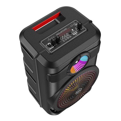 Акустика-караоке HOCO Mature outdoor BT speaker BS46 |10W, BT5.0, TWS, AUX, TF, USB, FM, 3Hours|