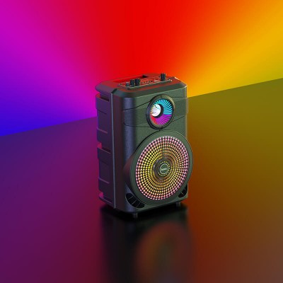 Акустика-караоке HOCO Mature outdoor BT speaker BS46 |10W, BT5.0, TWS, AUX, TF, USB, FM, 3Hours|