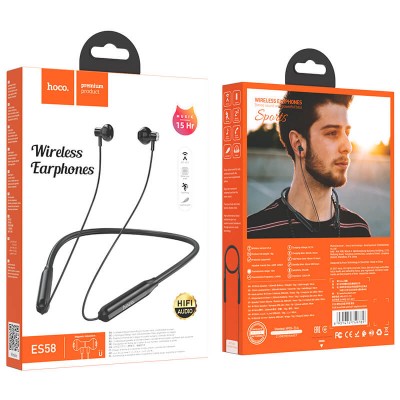 Навушники Bluetooth HOCO Sound tide sports BT earphones ES58 HiFi |BT5.0, 15Hours|