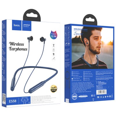 Навушники Bluetooth HOCO Sound tide sports BT earphones ES58 HiFi |BT5.0, 15Hours|