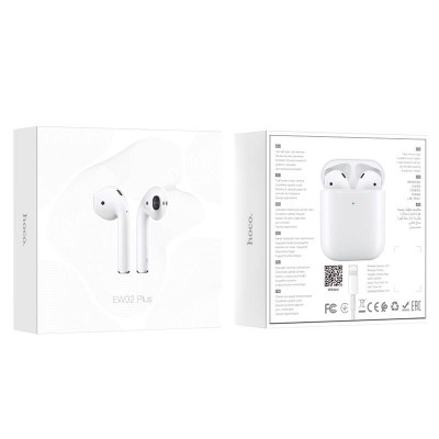 Навушники bluetooth Hoco True wireless BT headset Ew02 Plus |BT5.1, 30/350mAh, 4Hours|