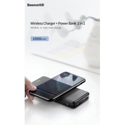 УМБ BASEUS Wireless Charger M36 10000mah |2USB, 2.1A|