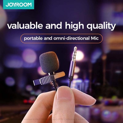 Мікрофон JOYROOM Lavalier Microphone JR-LM1 |AUX, 3M|