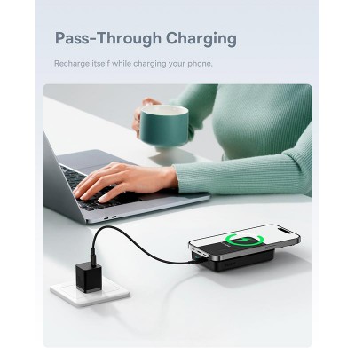 УМБ Baseus Magnetic Mini Wireless Fast Charge Power Bank 10000mAh |Type-C, 30W/3A|