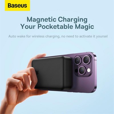 УМБ Baseus Magnetic Mini Wireless Fast Charge Power Bank 20000mAh |Type-C, 20W/3A|
