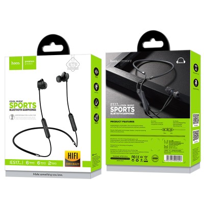 Навушники Bluetooth HOCO Cool music ES17 Plus