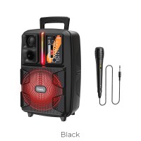 Акустика-караоке HOCO Dancer outdoor wireless speaker BS37 |3Hours, BT5.0, TWS, AUX/FM/USB| Акустика-караоке HOCO Dancer outdoor wireless speaker BS37 |3Hours, BT5.0, TWS, AUX/FM/USB|
