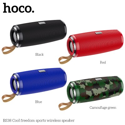 Акустика HOCO Cool freedom sports BS38 |IPX5, TWS, TF/USB/FM, BT5.0|