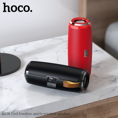 Акустика HOCO Cool freedom sports BS38 |IPX5, TWS, TF/USB/FM, BT5.0|