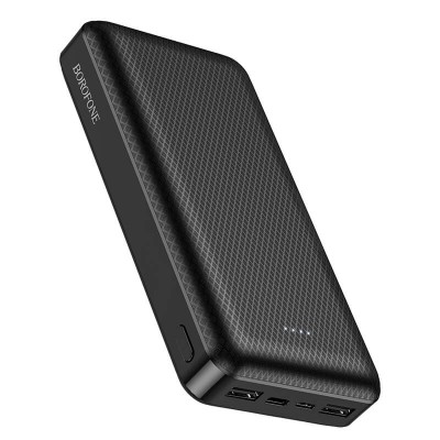 УМБ BOROFONE Minimalist power bank 20000mAh BJ3A |2USB/1Type-C, 2A|