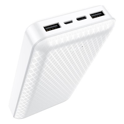 УМБ BOROFONE Minimalist power bank 20000mAh BJ3A |2USB/1Type-C, 2A|