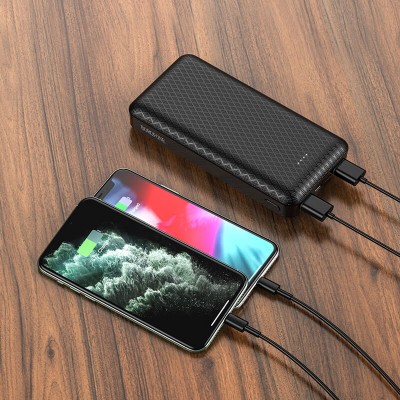 УМБ BOROFONE Minimalist power bank 20000mAh BJ3A |2USB/1Type-C, 2A|