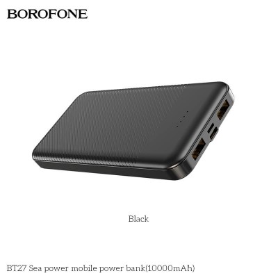 УМБ BOROFONE Sea power mobile power bank BT27 10000mAh |2USB/1Type-C, 2A|