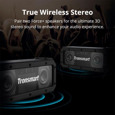 Акустика Tronsmart Force + IPX7 |BT5.0, AUX, 40W, NFC, EQ, TWS, 15h Max|