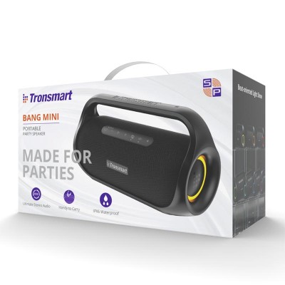 Акустика Tronsmart Bang Mini IPX6 |BT5.3, AUX, 50W, NFC, TWS, 15h Max|