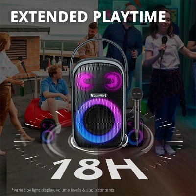 Акустика-караоке Tronsmart Halo 110 IPX6 |BT5.3, AUX, 60W, NFC, EQ, TWS, 18h Max|
