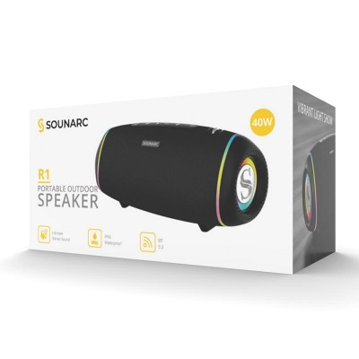 Акустика Sounarc R1 IPX6 |BT5.3, AUX/TF, 40W, TWS, 16h Max|