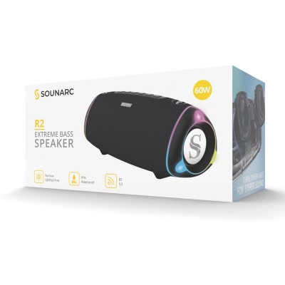 Акустика Sounarc R2 IPX6 |BT5.3, AUX/TF, 60W, TWS, 12h Max|