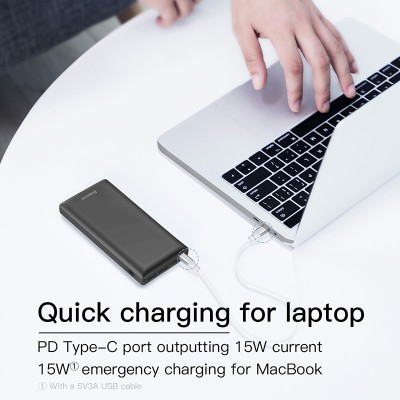 УМБ BASEUS Mini JA 30000mAh |2USB/Type-C/Lightning, PD/QC, 3A, 15W| (PPJAN-C02)