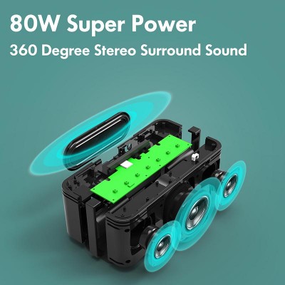 Акустика xdobo x8 Plus IPX5 |BT5.0, DSP, 80W, TWS, 12h Max|