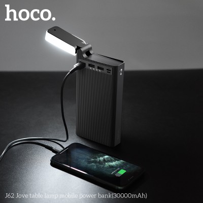 УМБ HOCO Jove table lamp J62 30000mAh |3USB/1Type-C, 2A|