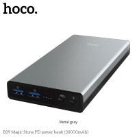 УМБ Hoco Magic Stone PD B39 30000mAh |2USB/1Type-C, QC3.0/PD, 3A|