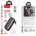 УМБ HOCO Nimble with LCD built-in Lightning Cable S29 10000mah |2USB/1Type-C, 3A|