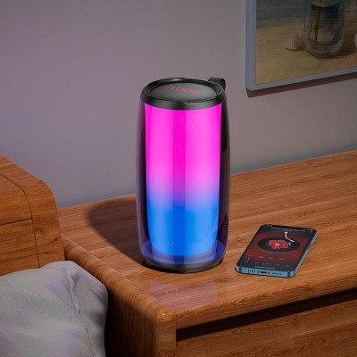 Акустика HOCO Jumper colorful luminous BT speaker HC18 TWS |BT5.1, AUX/FM/TF/USB, 4H|
