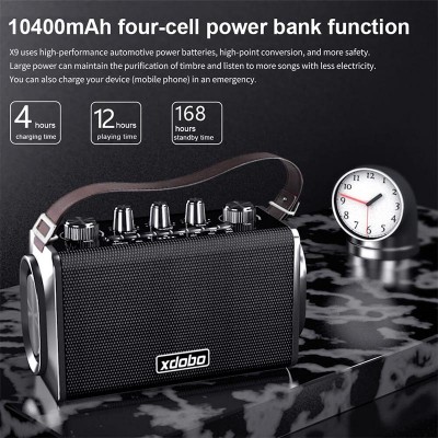 Акустика-караоке xdobo X9 IPX5 |BT5.0, 60W, DSP, 12h|