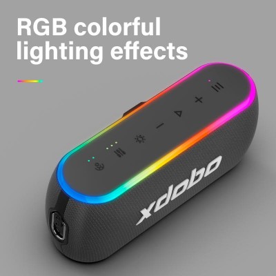 Акустика xdobo x8 III IPX7 |BT5.3, EQ, 2*30W, TWS, AUX/TF/USB, 12h Max|