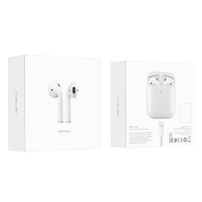 Навушники Bluetooth BOROFONE True wireless BT headset Bw01 Plus |BT5.1, 30/350mAh 4h|