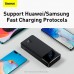УМБ BASEUS Bipow Digital Display Power bank Overseas 20000mAh |2USB/1Type-C, PD/QC, 20W, 3A| (PPBD050302)