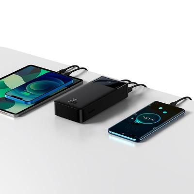 УМБ BASEUS Bipow Digital Display Power bank Overseas 30000mAh |2USB/1Type-C, PD/QC, 20W, 3A| (PPBD050402)