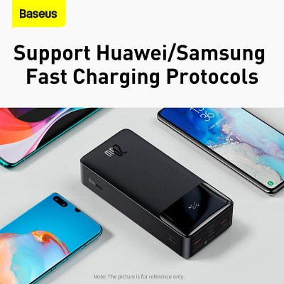 УМБ BASEUS Bipow Digital Display Power bank Overseas 30000mAh |2USB/1Type-C, PD/QC, 20W, 3A| (PPBD050402)