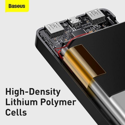 УМБ BASEUS Bipow Digital Display Power bank Overseas 20000mAh |2USB/1Type-C, PD/QC, 15W, 3A| (PPBD050102)