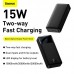 УМБ BASEUS Bipow Digital Display Power bank Overseas 20000mAh |2USB/1Type-C, PD/QC, 15W, 3A| (PPBD050102)
