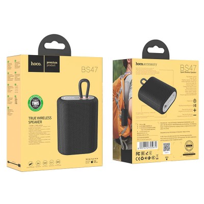 Акустика Hoco Uno sports BT speaker IPX5 BS47 |BT5.1, TWS, TF, FM, 3H|