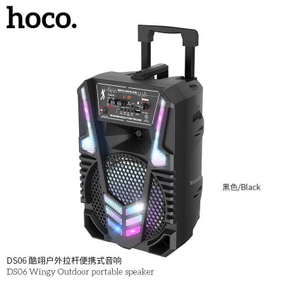 Акустика-караоке HOCO Wingy Outdoor portable speaker DS06 |BT5.1, TF, USB, Microfone|