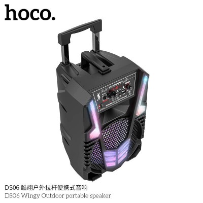 Акустика-караоке HOCO Wingy Outdoor portable speaker DS06 |BT5.1, TF, USB, Microfone|