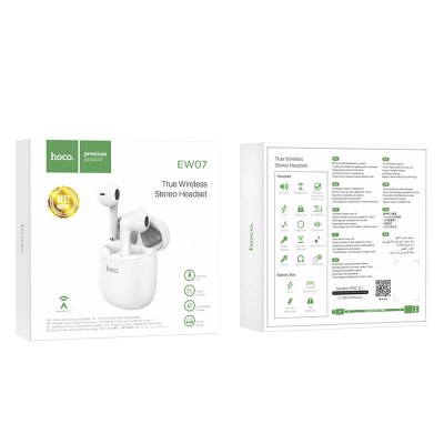 Навушники bluetooth HOCO Leader true wireless BT headset EW07 |BT5.1, 30/300mAh, 4H|