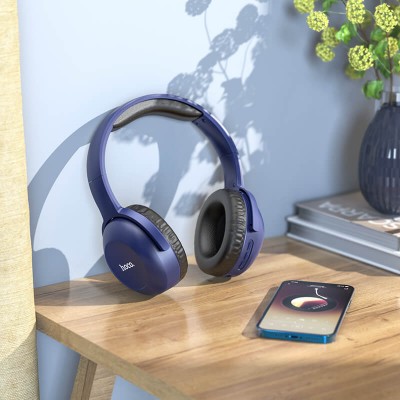 Навушники bluetooth HOCO Art sount BT headset W33 |BT5.0, AUX, Type-C, 15H|