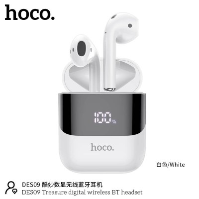Навушники Bluetooth HOCO TWS Treasure digital wireless BT headset DES09 |BT5.0, 350mAh, 3Hours|