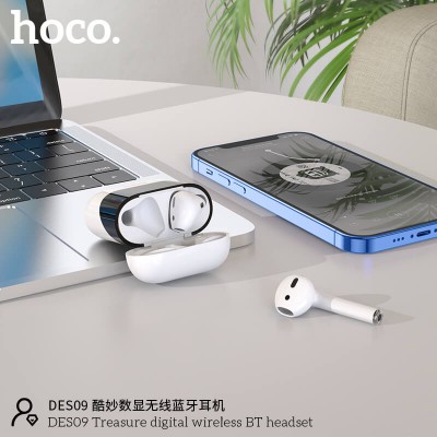 Навушники Bluetooth HOCO TWS Treasure digital wireless BT headset DES09 |BT5.0, 350mAh, 3Hours|