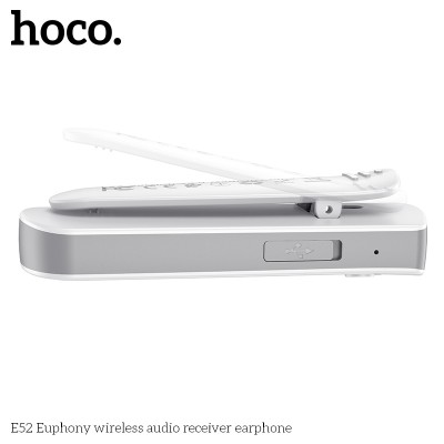 Аудіоресивер Hoco Bluetooth Euphony wireless audio receiver with earphone E52 |BT5.0, Hi-Res, 4H|