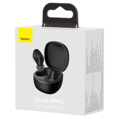 Навушники Baseus Encok True Wireless Earphones WM01 |BT5.3, 40/300mAh, 5H|