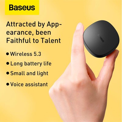 Навушники Baseus Encok True Wireless Earphones WM01 |BT5.3, 40/300mAh, 5H|